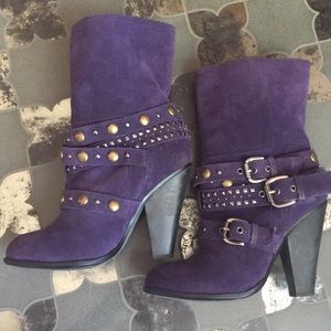 Penny Loves Kenny Suede Leather Boots